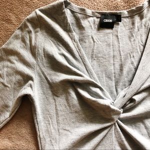 ASOS mini dress in gray